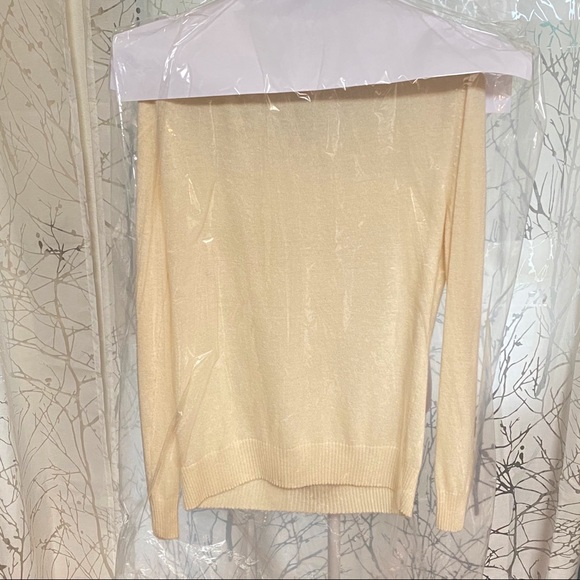 Wildfox sequin Ice cream cone smile soft serve smiley face cream sweater - Picture 5 of 8